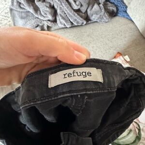 Refuge Charcoal Denim Shorts